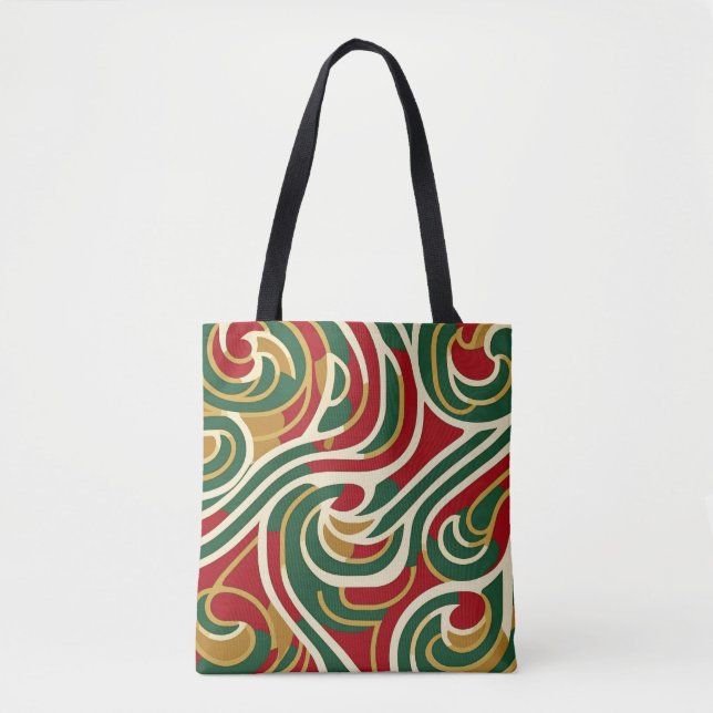 Bolsa Tote Reggae Tribal Pop Art (Frente)