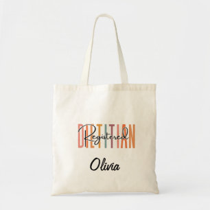 Bolsa Tote Registered Dietitian Customized Name