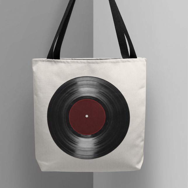 Bolsa Tote Registro de vinilo (Criador carregado)