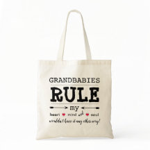"Regra dos Avós" Orçamento Tote Bag
