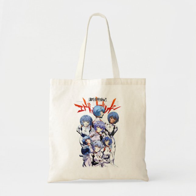Bolsa Tote Rei Ayanami Evangelion Clássico (Frente)
