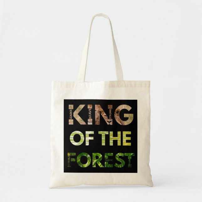 Bolsa Tote Rei da Floresta (Frente)