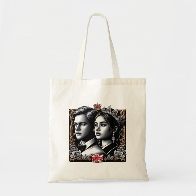 Bolsa Tote Rei e rainha (Frente)
