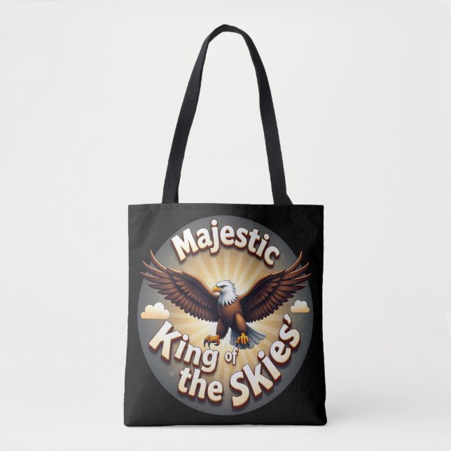 Bolsa Tote Rei Majestoso dos Céus (Frente)