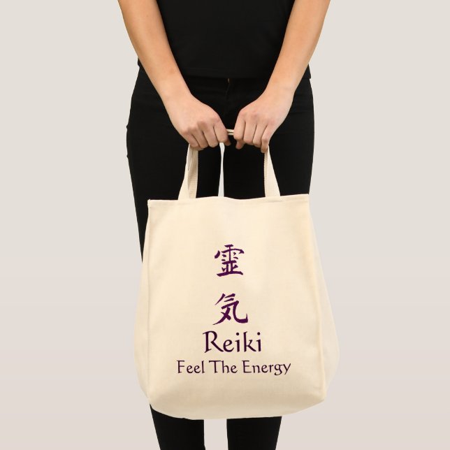 Bolsa Tote Reiki Sente A Energia (Frente (produto))