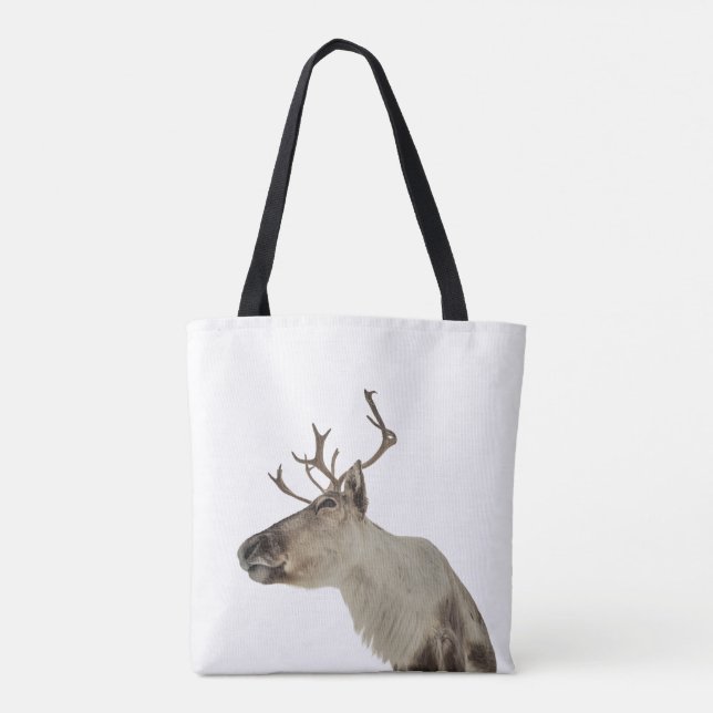 Bolsa Tote Reindeer Nature Photo (Verso)