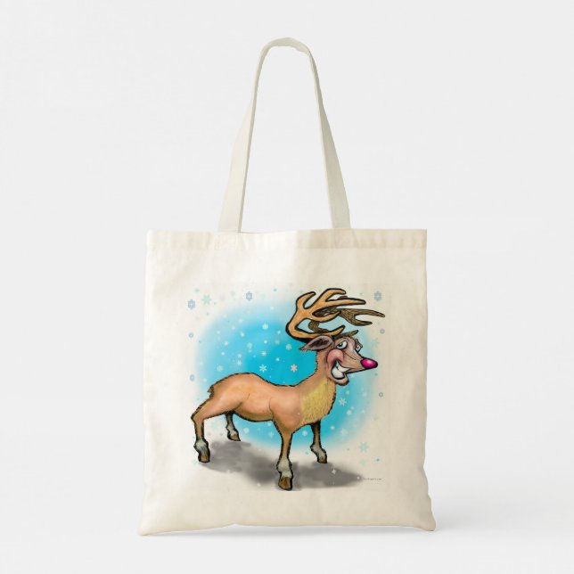 Bolsa Tote Reindeer Tote Bag (Verso)