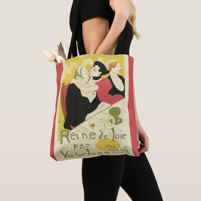 Bolsa Tote Reine de Joie (Rainha do Prazer) Toulouse Lautrec (Close Up)