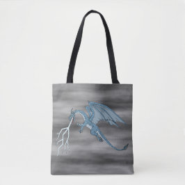 Bolsa Tote Relâmpago Blue Dragon Spitting