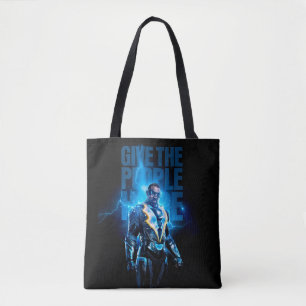 Bolsa Tote Relâmpago Negro - Dê Esperança Às Pessoas