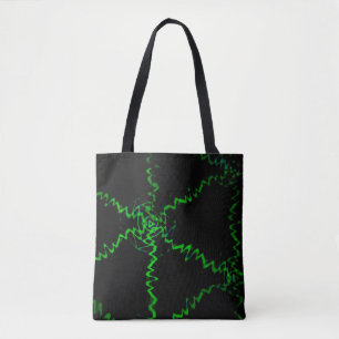 Bolsa Tote relâmpago verde