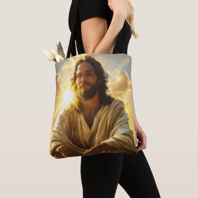 Bolsa Tote Religião Cristianismo Jesus (Close Up)