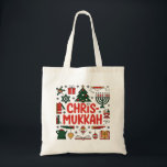Bolsa Tote Religião Judia de Natal Chrismukkah Hanukkah<br><div class="desc">Religião Judia de Natal Chrismukkah Hanukkah</div>