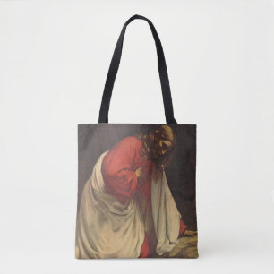 Bolsa Tote Religião Vintage Jesus Cristo Jardim de Getsêmani