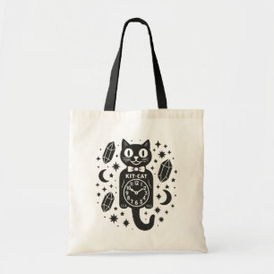 Bolsa Tote Relógio de Gatos