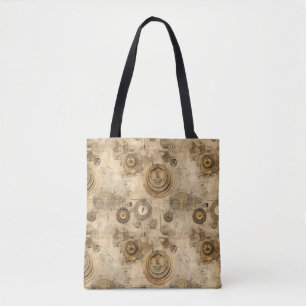 Bolsa Tote Relógio Russo Steampunk Grunge (2)