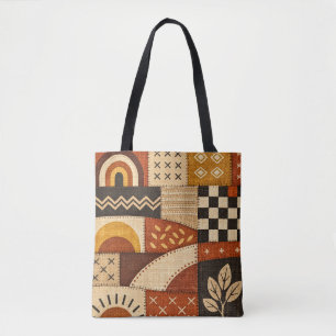 Bolsa Tote Remendo Aconchegante Moderno