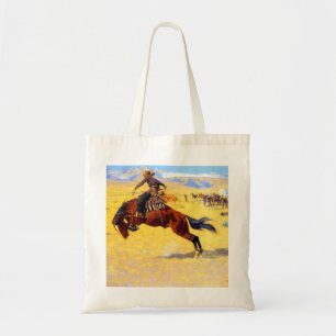 Bolsa Tote Remington Old West Horse and Cowboy