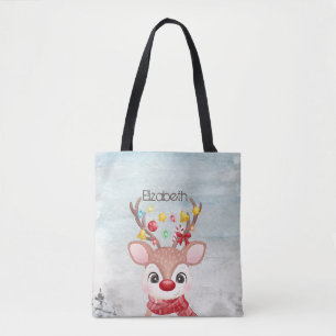 Bolsa Tote Renas de Natal Adoráveis