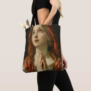 Bolsa Tote Renascance Praying Girl