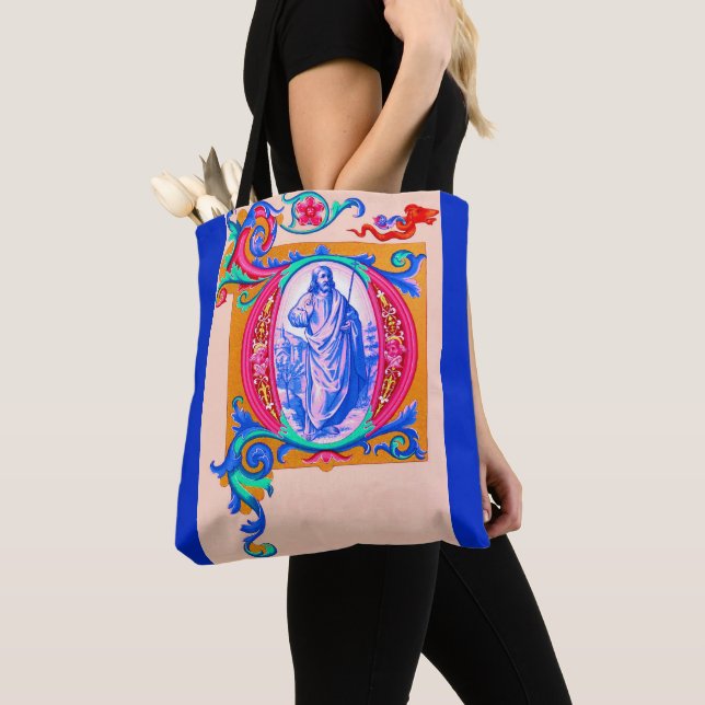 Bolsa Tote Renascentista Jesus impressão (Close Up)