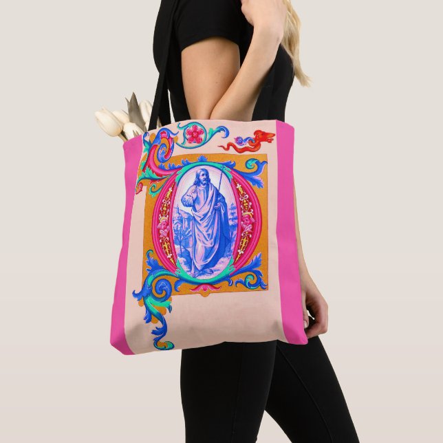 Bolsa Tote Renascentista Jesus impressão (Close Up)