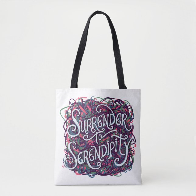 Bolsa Tote Renda-se à Serendipidade (Frente)