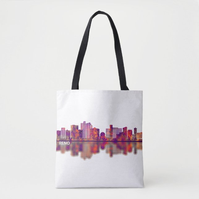 Bolsa Tote Reno Nevada Skyline (Frente)