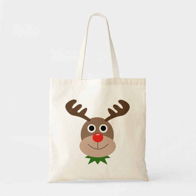 Bolsa Tote Reno sonriente (Frente)