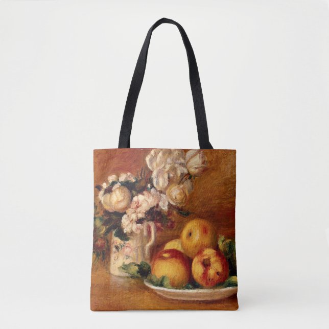 Bolsa Tote Renoir - Maçãs e Flores (Frente)
