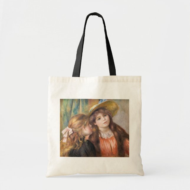 Bolsa Tote Renoir - Retrato de Duas Meninas (Frente)