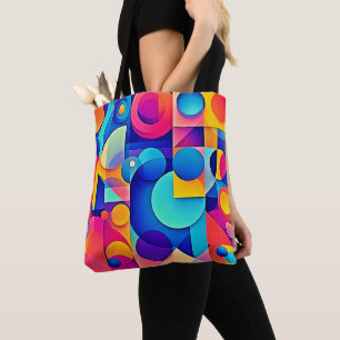Bolsa Tote Reprodução de Forma Vibrante