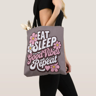 Bolsa Tote Reproduza boas vibrações no modo de latência