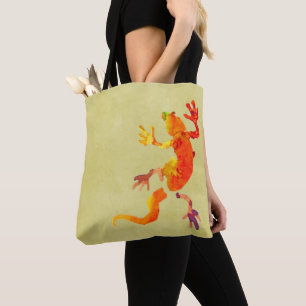 Bolsa Tote Réptil do eco dos animais selvagens do lagarto do