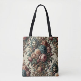 Bolsa Tote Requiem Rhapsody - Besta Floral Barroca Gótica