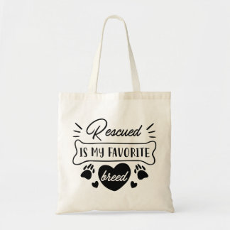 Bolsa Tote Resgatado É Minha Raça Favorita