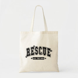 Bolsa Tote Resgate todos os cães Angustiados