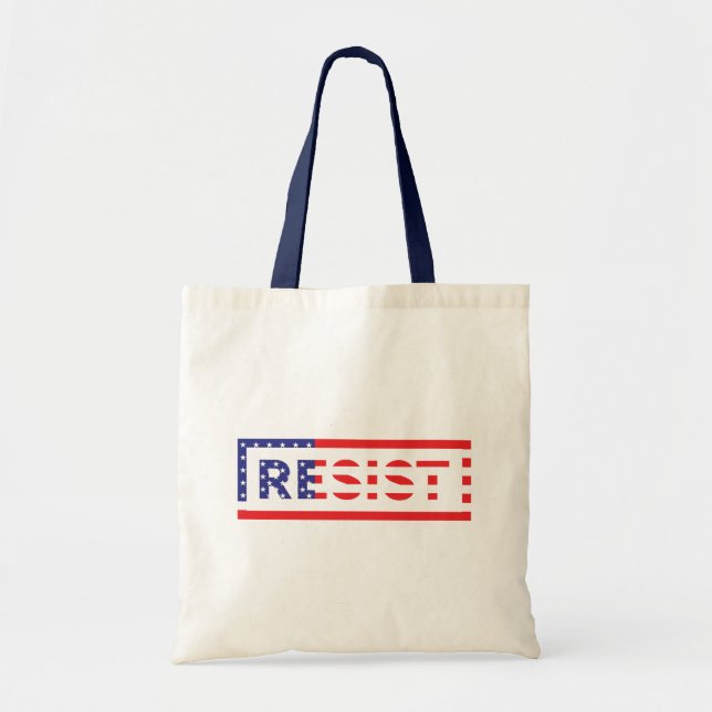 Bolsa Tote RESISTIR | Bandeira dos Estados Unidos (Frente)