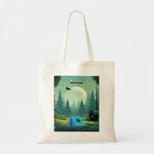 Bolsa Tote Respeite os locais - Urso selvagem