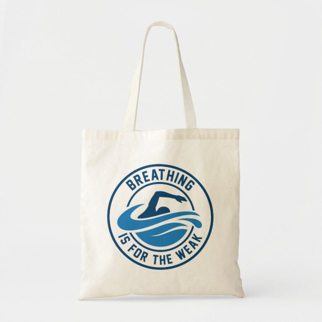 Bolsa Tote Respirar É Para O Fraco (Frente)