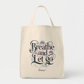 Bolsa Tote Respire e deixe ir: personalizado