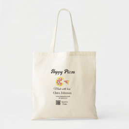 Bolsa Tote Restaurante de pizza café pizzaria digitalize códi