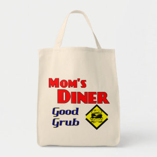 Bolsa Tote Restaurante Retrovisor de boa Grub de Diner mãe
