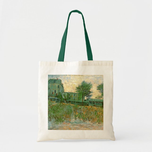 Bolsa Tote Restaurante Sirene, Asnières por Vincent van Gogh (Frente)