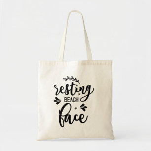 Bolsa Tote Resting Beach Face