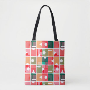 Bolsa Tote Retângulos Abstrato 120623