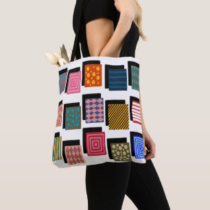 Bolsa Tote Retângulos e Sombras 