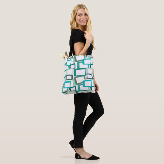Bolsa Tote Retângulos Modernos do Século médio