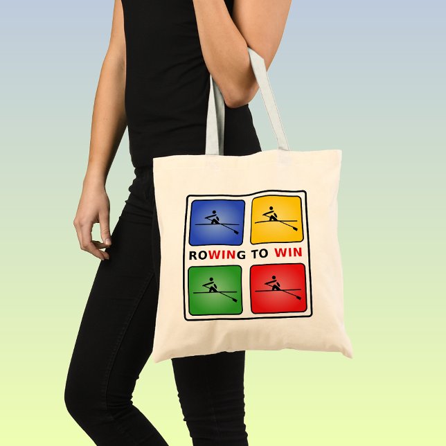 Bolsa Tote Retirando quatro cores para esportes (Criador carregado)