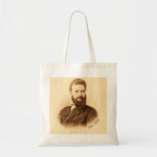 Bolsa Tote Retrato Antigo de Hristo Botev Patriota Búlgaro
